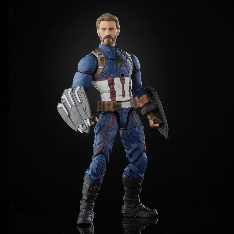 Hasbro Marvel Legends Series 15 cm grosse Captain America Action-Figur, Charakter aus der Infinity S