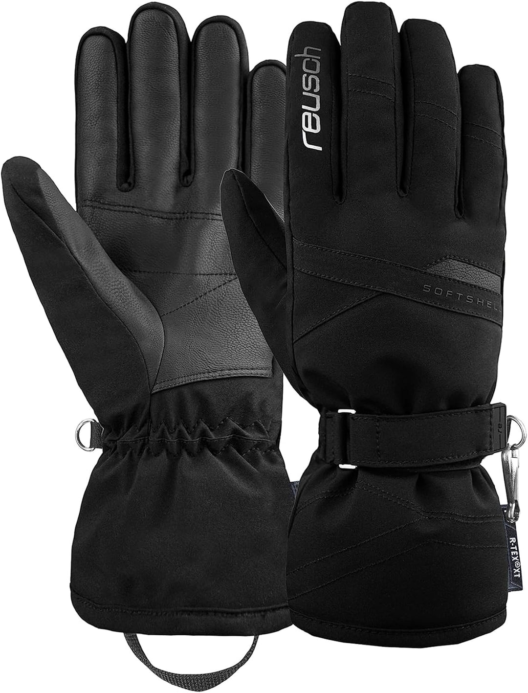 Reusch Damen Handschuhe Helena R-tex Xt Extra Warm, Wasserdicht, Atmungsaktiv 8 schwarz / silber, 8