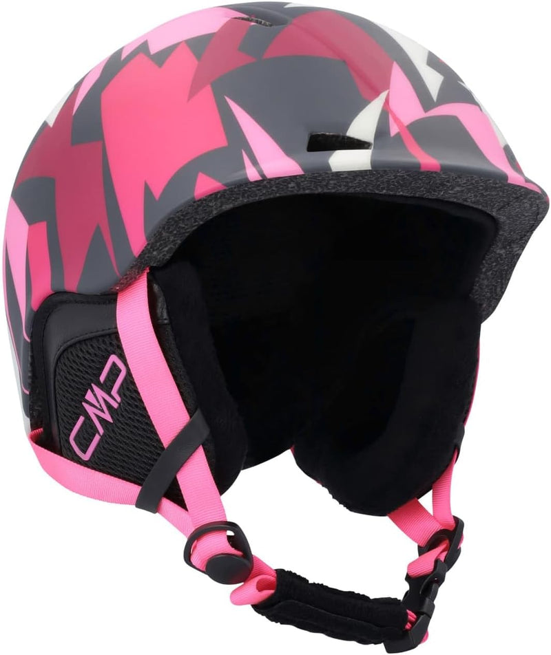 CMP Kinder Casco Da Sci E Snowboard Xj-4 Skihelm S Magenta-Pink Fluo, S Magenta-Pink Fluo