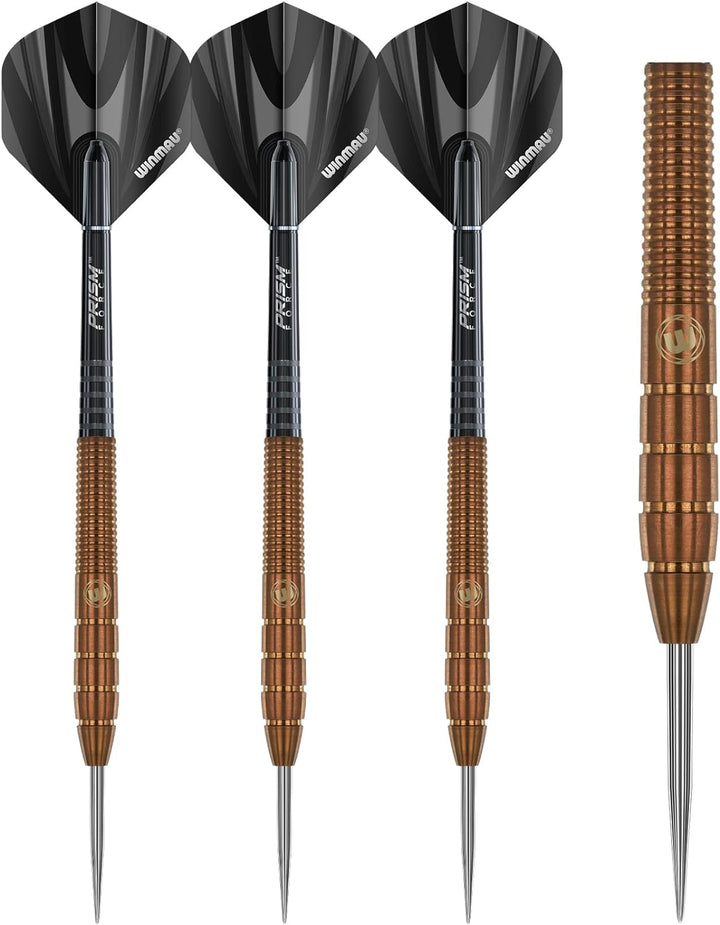 WINMAU Darren Herewini 26 Gramm Profi Wolfram Softip Dartpfeile Set mit Flights und Schäfte
