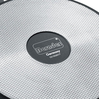 Berndes 013343 Kochtopf Starter Alu Induction b.nature, robuste Quarz Beschichtung, Topf mit Glasdec