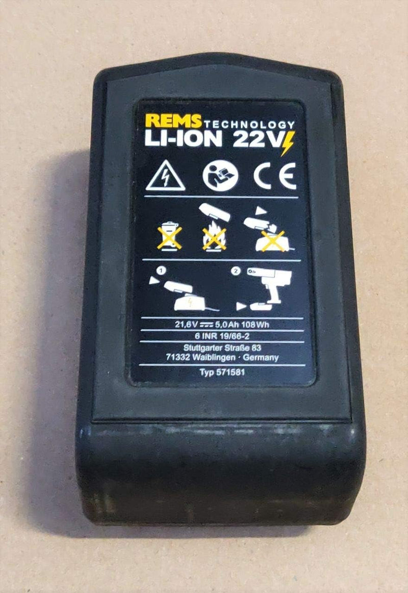 REMS Akku Li-Ion 21,6V (22V max) 5,0Ah (571581 R22)