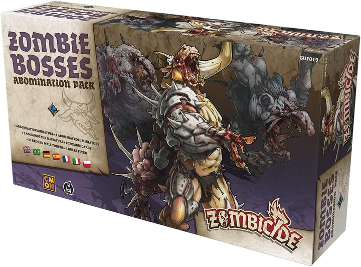 CMON | Zombicide: Black Plague – Zombie Bosses | Erweiterung | Kennerspiel | Dungeon Crawler | 1-6 S
