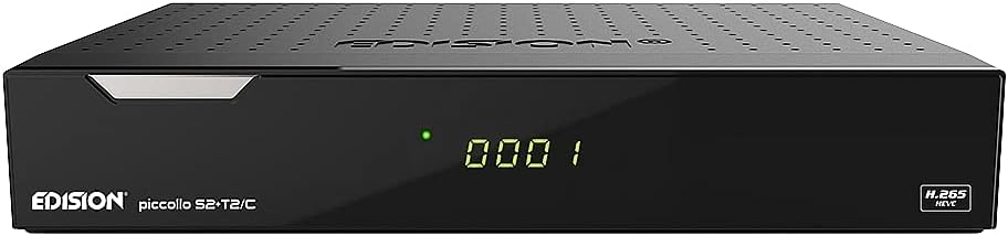 Edision argus piccollo 3in1 plus CI HD Triple Receiver(DVB-S2, DVB-C, DVB-T) schwarz