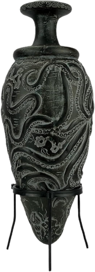 Rhyton Vase mit Oktopus und Delfinen, Minoan Crete, antikes Griechenland, terrakotta