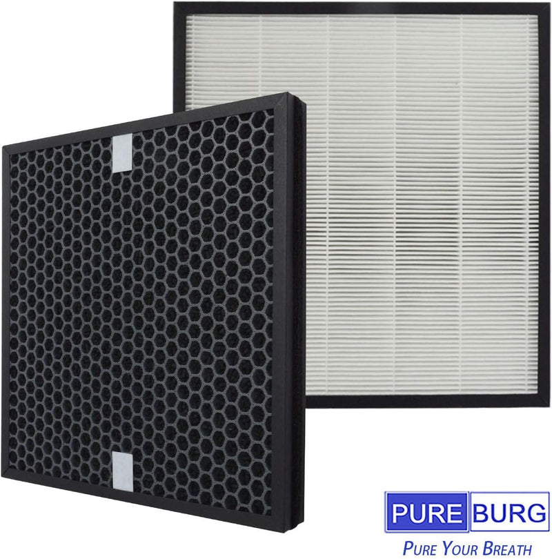 PUREBURG 2er-Pack Ersatz Kombifilter kompatibel mit Philips AC4080/10-Luftreinigern, Teilenummer AC4