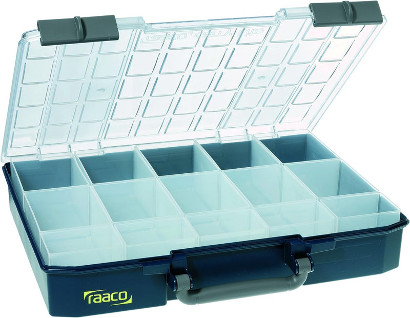 raaco Sortimentskoffer CarryLite 80, 5 x 10-15, blau, 136310