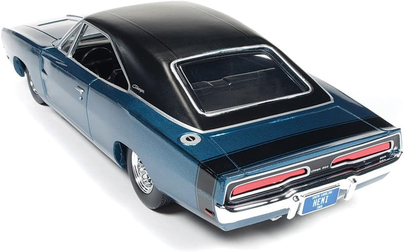 1969 Dodge Charger 500 Custom Blue Poly blau 1:24 Auto World Ertl AW24005