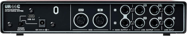 Steinberg UR44C EU - USB 3 Audio Interface incl MIDI I/O & iPad connectivity -RED-