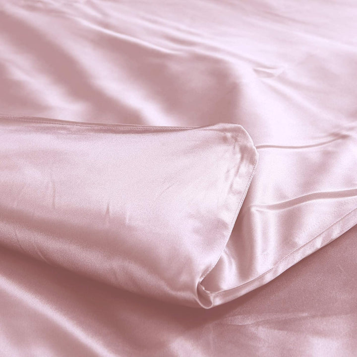THXSILK Seidenbettwäsche Set 2 teilig, Bettbezug 135 x 200 cm und 40 x 80 cm Kissenbezug, Hypoallerg