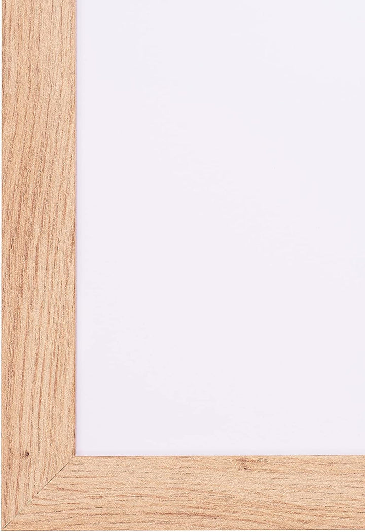 Rahmendesign24 Bilderrahmen Milano 45x60 (POSTERFORMAT) Eiche natur Fotorahmen, Wechselrahmen, Poste