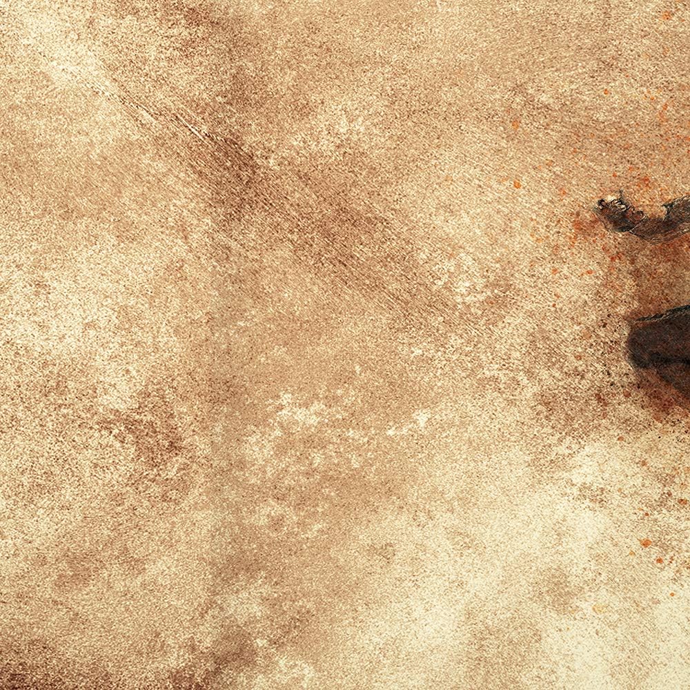 Feeby Deco Bild 5 Teilig Abstraktion Wanddekoration Tänzerin Tanz Musik braun 150x100 cm Deco panel