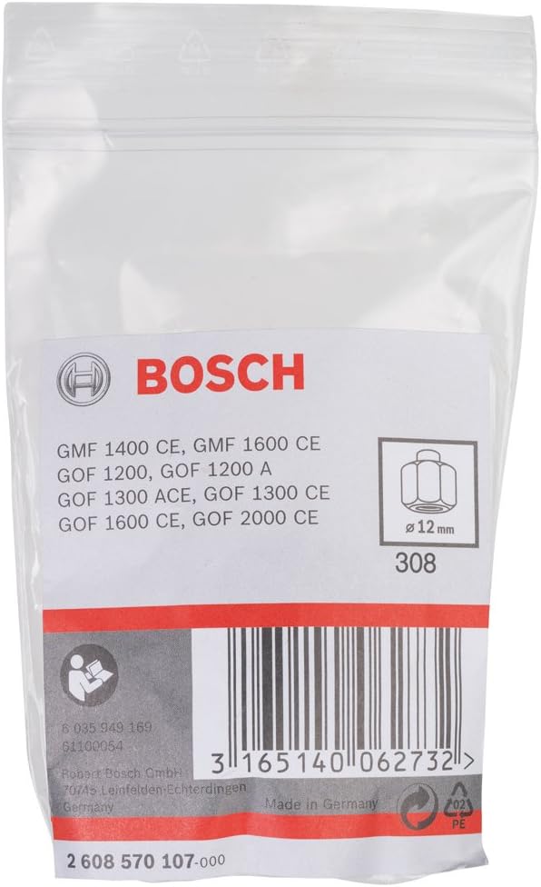 Bosch Professional Zubehör 2608570107 Spannzange 12 mm, 24 mm, 12 mm, 24 mm