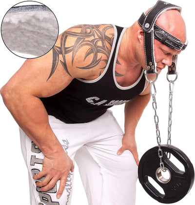 C.P. Sports Dip Gürtel/Bauchtrainingsschlaufen/Kopf- und Nackentrainer, Bodybuilding Fitness Gewicht