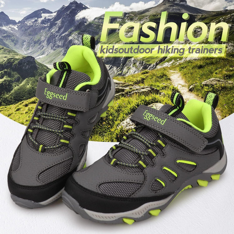 UOVO Turnschuhe Jungen Wasserdicht Wanderschuhe Sneakers Kinder Trekking Schuhe Outdoor Sportschuhe