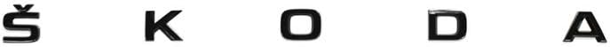 Schriftzug schwarz Heckklappe Emblem Buchstaben Blackline Logo