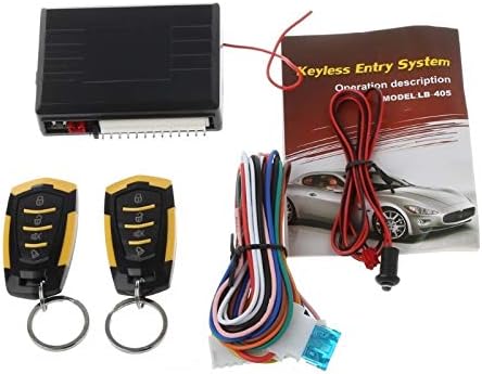 TOTMOX Auto-Sicherheitsalarmsystem mit LED-Licht, schlüssellosem Zentralverriegelungs-Wegfahrsperren