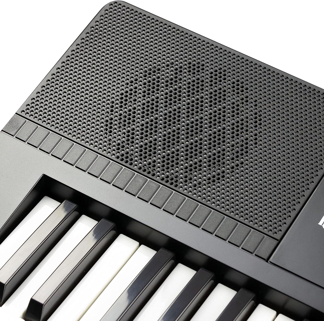 Rockjam RJ640 61 Tastaturklavier mit Notenständer, Klaviernotenaufklebern und einfach Klavierunterri