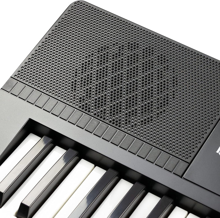 Rockjam RJ640 61 Tastaturklavier mit Notenständer, Klaviernotenaufklebern und einfach Klavierunterri