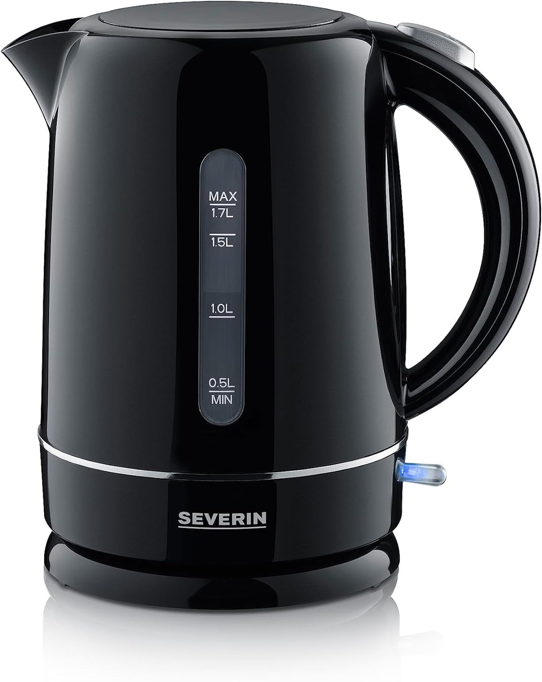 SEVERIN Wasserkocher 1,7 l, leistungsstarker und kompakter Wasserkocher in hochwertigem Design, elek