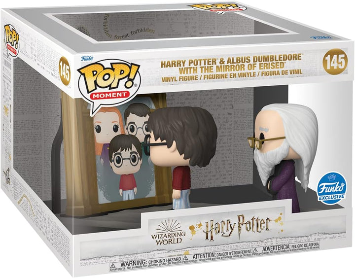 Funko 63144 Harry Potter und Albus Dumbledore mit dem Spiegel von Erised Figur, Mehrfarbig