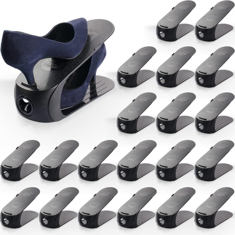 20x Schuhstapler Schuh Organizer Schuhe platzsparend verstauen Ablage rutschfest Schuhhalter (20x Sc