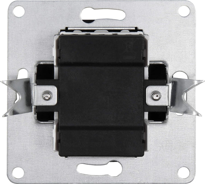 MC POWER - 40er Pack Wechselschalter | FLAIR | Schalter Set im Vorteilspack mit Klemmanschluss, anth