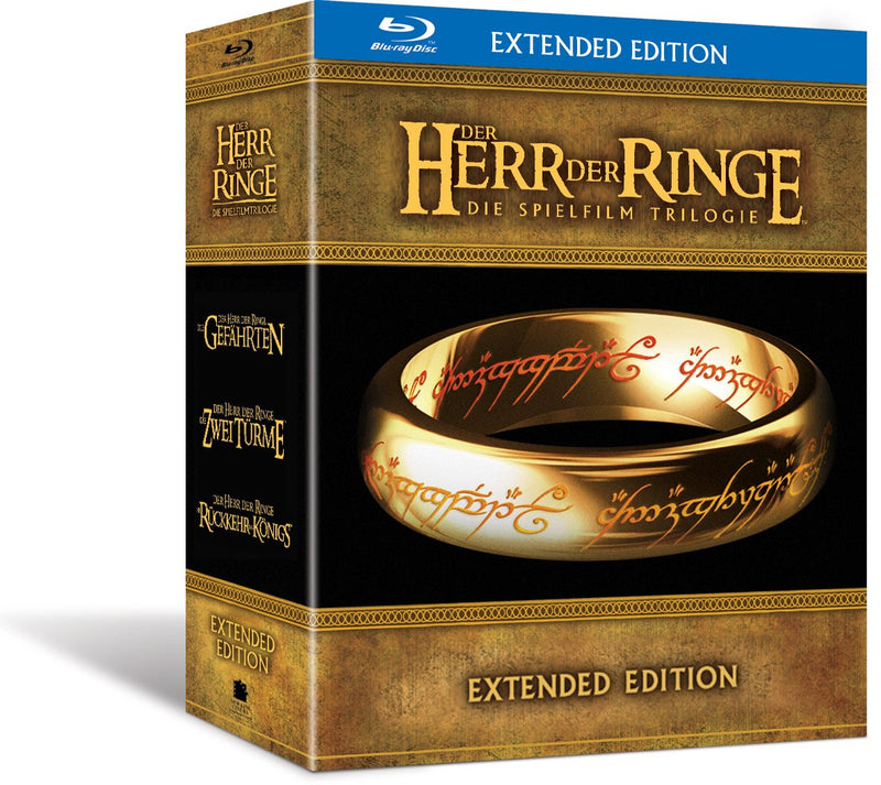 Der Herr der Ringe - Die Spielfilm Trilogie (Extended Edition) [Blu-ray], Blu-ray