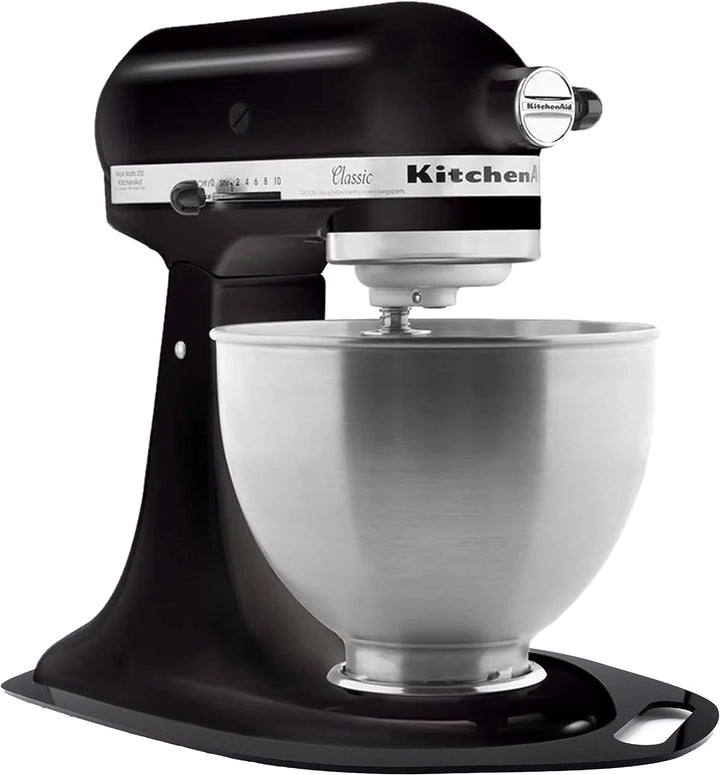Acryl Gleitbrett mit Griff | schwarz glänzend | 38x22cm für KitchenAid Classic | Artisan | hochwerti