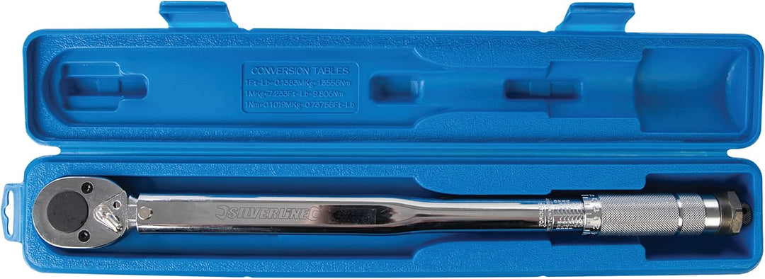 Silverline 633567 Drehmomentschlüssel 28–210 Nm, 1/2-Zoll-Antrieb 1/2" Torque Wrench, 1/2" Torque Wr