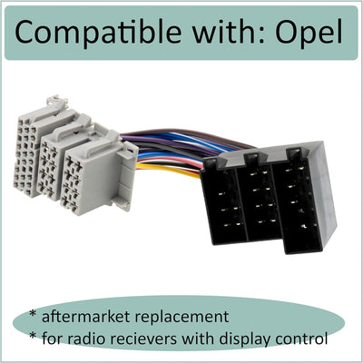 AERZETIX - C41235 - Stecker - ISO 26 Pins - 36 Pins für autoradio - kabelbaum - kompatibel mit Opel