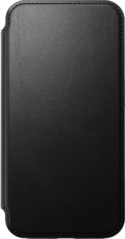 Nomad Moderne Lederhülle für iPhone 15 Pro – Mag Safe Wireless Charging Leder Wallet Case, 3 Kartenf