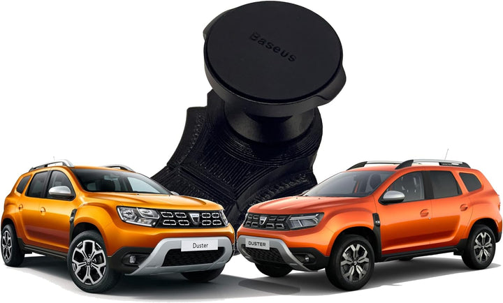 craVeDRIVE Handyhalterung Auto Magnet I Kompatibel Runde Lüftungen Dacia Duster 2 Zubehör I 360° Dre