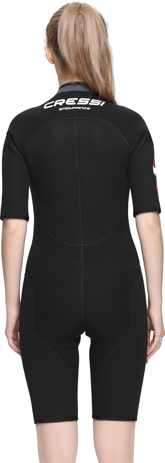 Cressi Endurance Lady Shorty Wetsuit 3mm - Neopren Shorty 3mm Für Frauen Taucher Und Schnorchler, Sc