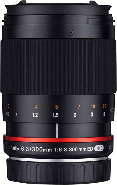 Samyang 881023 300mm F6.3 Objektiv für Anschluss Fuji X - schwarz schwarz Fuji X, schwarz Fuji X