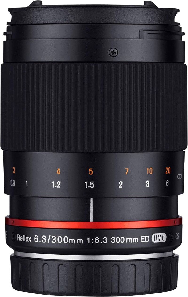 Samyang 881023 300mm F6.3 Objektiv für Anschluss Fuji X - schwarz schwarz Fuji X, schwarz Fuji X