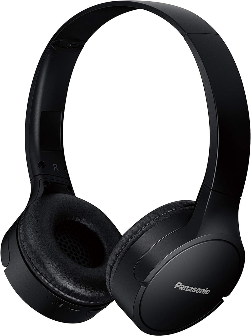 Panasonic RB-HF420B Bluetooth Kopfhörer - On-Ear, Schnellladegerät, bis 50h Akkulaufzeit, leichte un