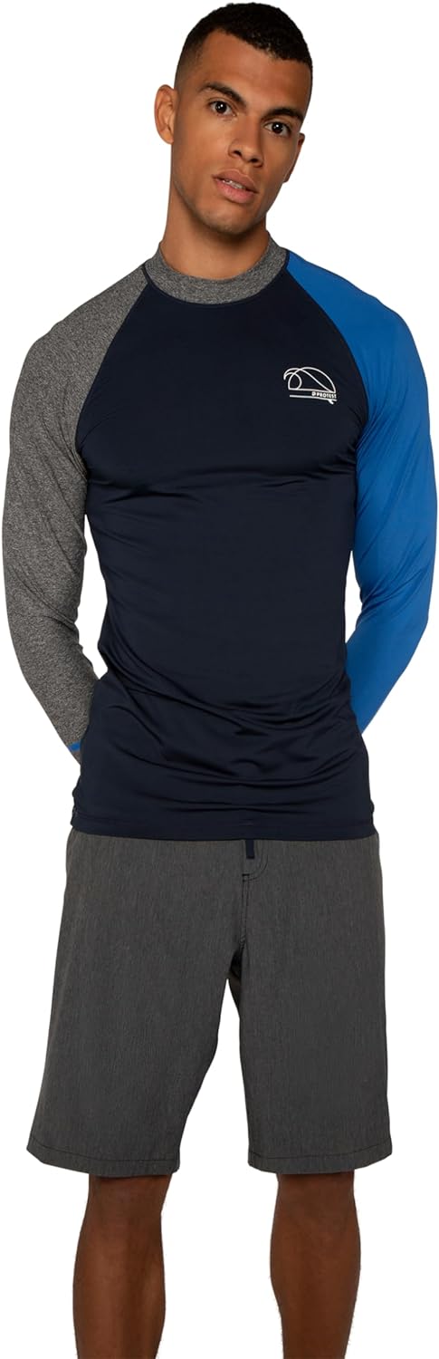 Protest Herren Radwell Rashguard XL Blau (Ground Blue), XL Blau (Ground Blue)
