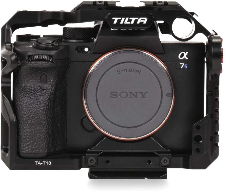 (Black) TILTA TA-T18-FCC-B Full Camera Cage für Sony Alpha 7S III / A7S III / A7S3 Tiltaing Kamera K