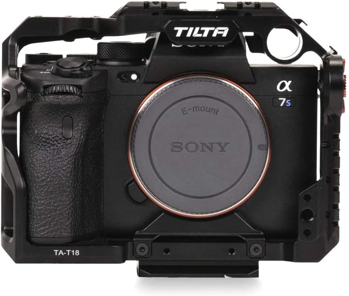(Black) TILTA TA-T18-FCC-B Full Camera Cage für Sony Alpha 7S III / A7S III / A7S3 Tiltaing Kamera K