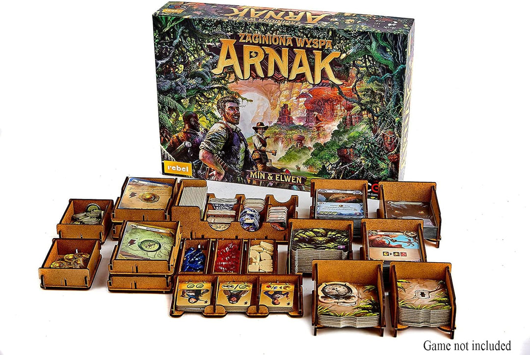 Docsmagic.de Organizer Insert for Lost Ruins of Arnak Box - Einsatz, Lost Ruins of Arnak