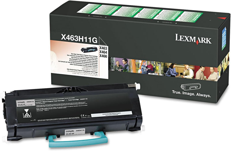 Lexmark X463H11G X463, X464, X466 Tonerkartusche Rückgabe, 9.000 Seiten, schwarz