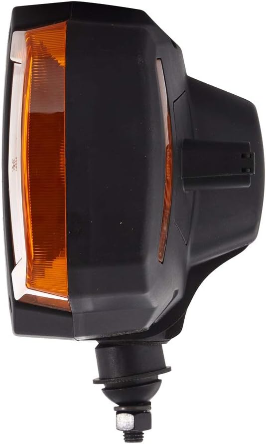 HELLA - Halogen-Hauptscheinwerfer - 12V - Einbau - Lichtscheibenfarbe: gelb - Stecker: DEUTSCH Steck