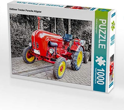 CALVENDO Puzzle Oldtimer Trecker Porsche Allgaier 1000 Teile Lege-Grösse 64 x 48 cm Foto-Puzzle Bild