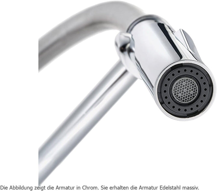 Franke PESCARA XL SEMI-PRO 115.0472.959 Spültischarmatur, Edelstahl