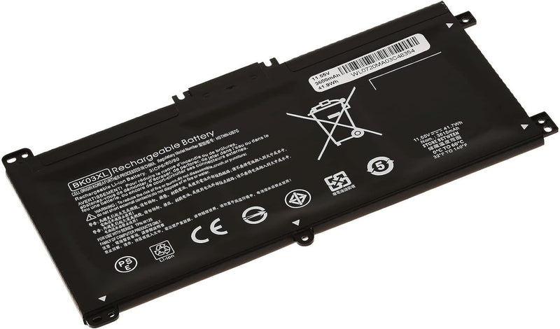 Akku für Laptop HP Pavilion x360 14-ba002tx, 11,55V, Li-Ion