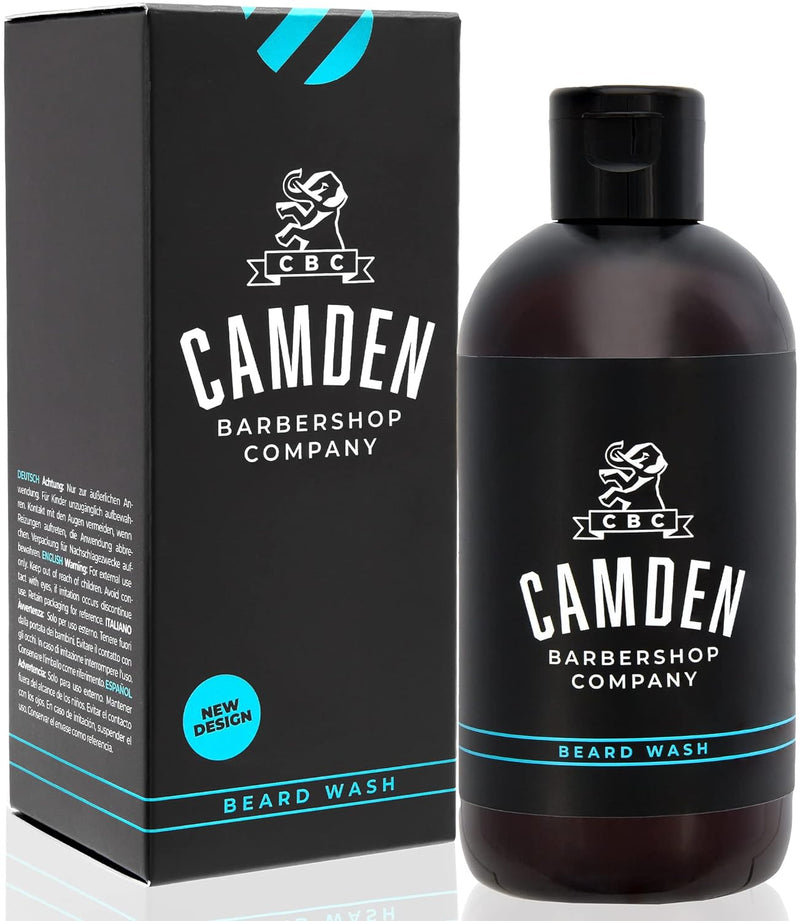 2-in-1 Bartshampoo von Camden Barbershop Company ● hergestellt in Grossbritannien ● natürliche Bartp