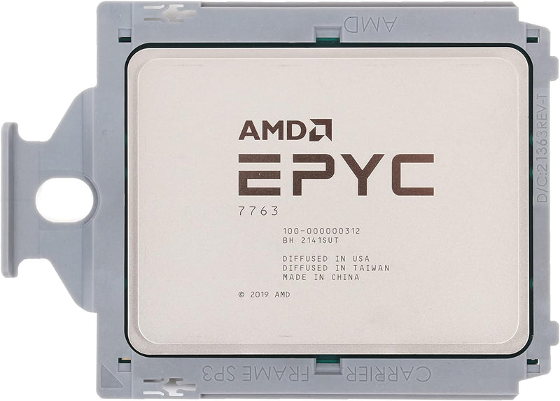 AMD Epyc 7763 Tablett, 100-000000312, Schwarz