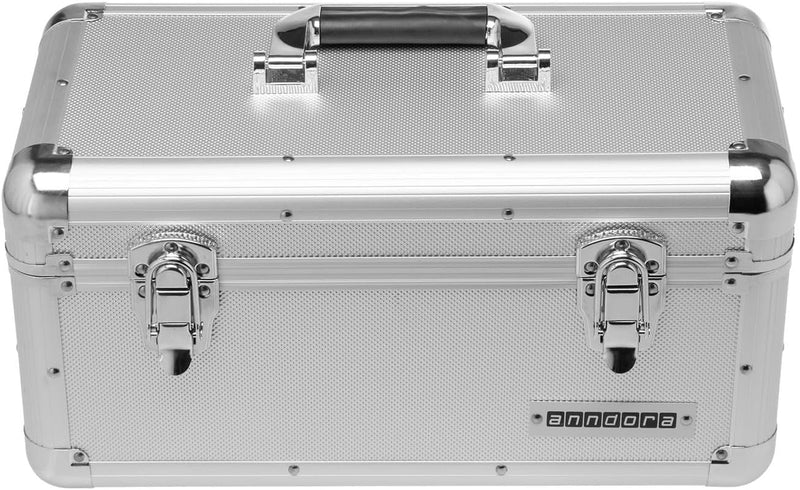 anndora Werkzeugkoffer 13 L Transportbox Werkzeugkasten Werkzeugbox - silber M - Silber, M - Silber