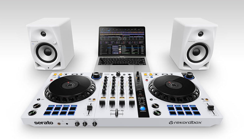 Pioneer DJ DM-50D-BT-W 5 Zoll Desktop-Monitor-System mit Bluetooth® (Weiss) 5&